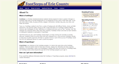 Desktop Screenshot of footstepsoferie.org